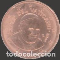 Euros: Vatican 1 cent 2009 Uncirculated UNC