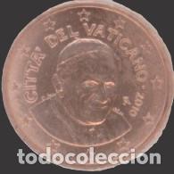Euros: Vatican 1 cent 2010 Uncirculated UNC