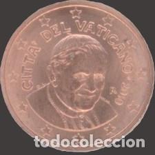Euros: Vatican 2 cent 2010 Uncirculated UNC