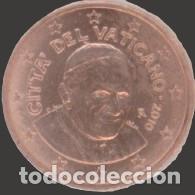 Euros: Vatican 1 cent 2010 Uncirculated UNC