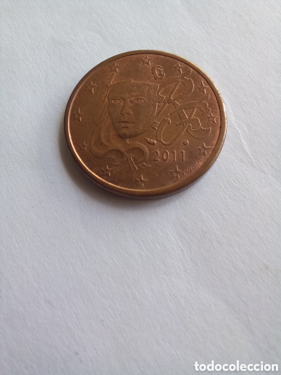 Euros: MONEDA 5 C&Eacute;NTIMOS DE EURO FRANCIA - A&Ntilde;O 2011 (C&Eacute;RES)