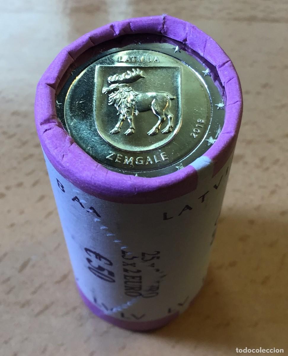 Euros: 2 euros conmemorativos de Letonia. Zemgale. A&ntilde;o 2018. Sin circular