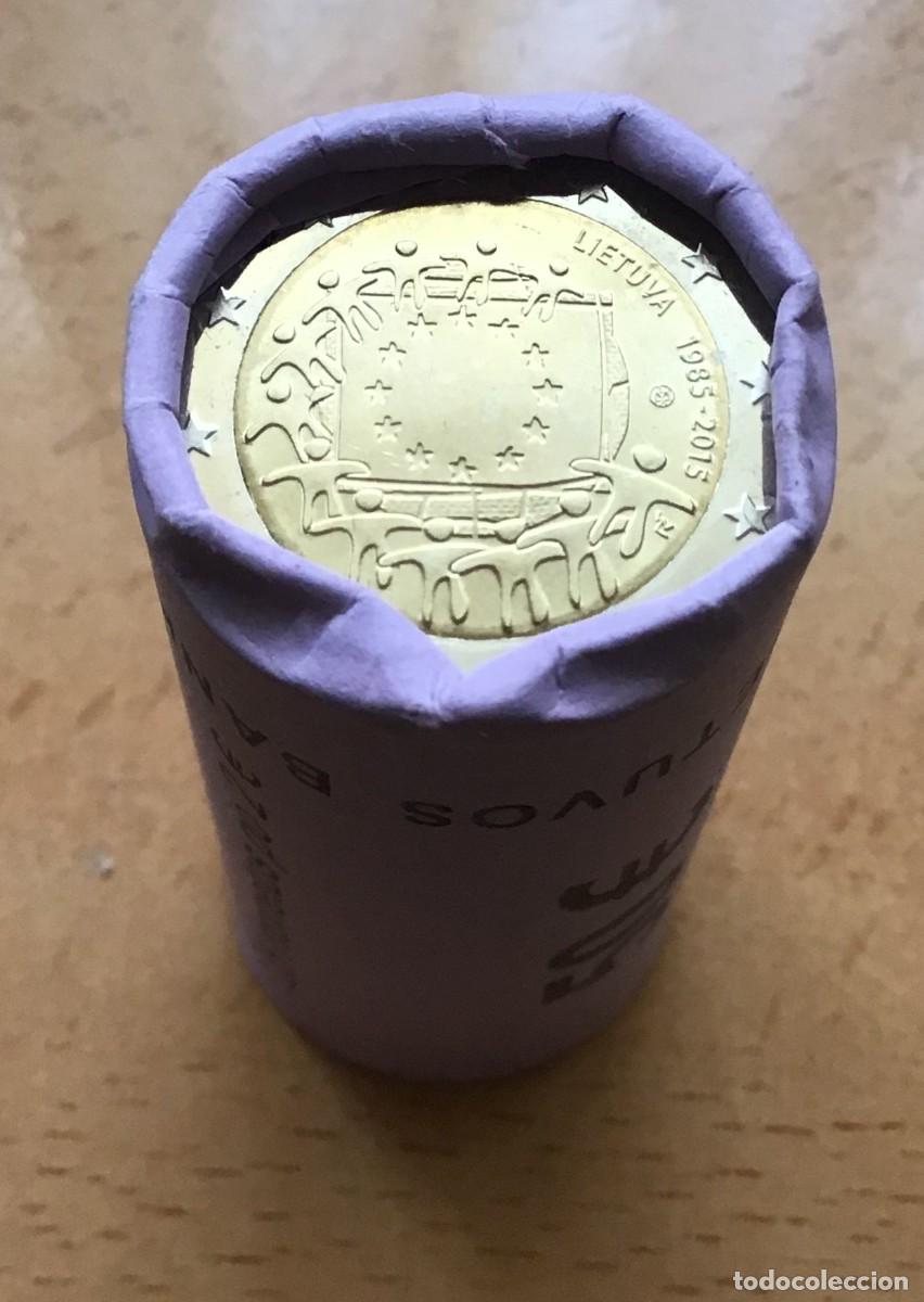 Euros: 2 euros conmemorativos de Lituania. Bandera. A&ntilde;o 2015. Sin circular
