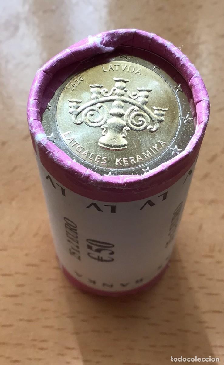 Euros: 2 euros conmemorativos de Letonia. Cer&aacute;mica de Latgala. A&ntilde;o 2020. Sin circular