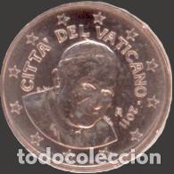 Euros: Vatican 1 cent 2011 Uncirculated UNC