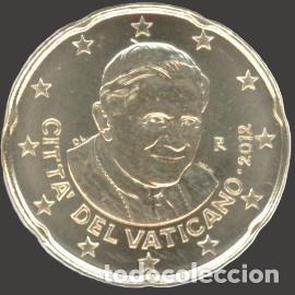 Euros: Vatican 20 cent 2012 Uncirculated UNC