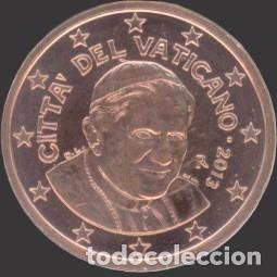 Euros: Vatican 5 cent 2013 Uncirculated UNC