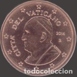 Euros: Vatican 5 cent 2014 Uncirculated UNC