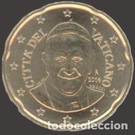Euros: Vatican 20 cent 2014 Uncirculated UNC