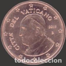 Euros: Vatican 2 cent 2016 Uncirculated UNC