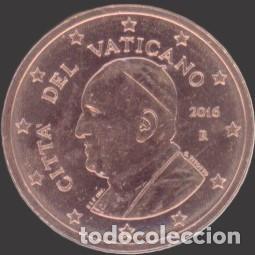 Euros: Vatican 5 cent 2016 Uncirculated UNC