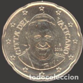 Euros: Vatican 20 cent 2016 Uncirculated UNC