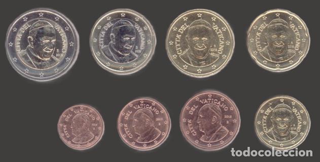 Euros: Vatican all 8 coins 2016 Uncirculated UNC