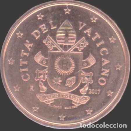 Euros: Vatican 2 cent 2017 Uncirculated UNC