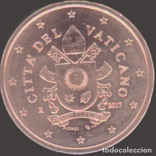 Euros: Vatican 5 cent 2017 Uncirculated UNC