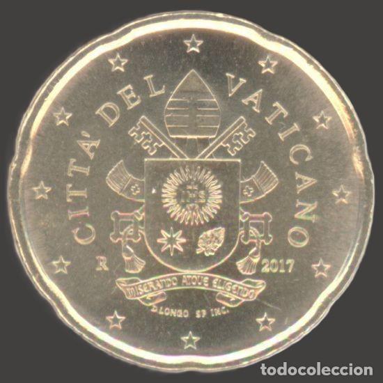 Euros: Vatican 20 cent 2017 Uncirculated UNC