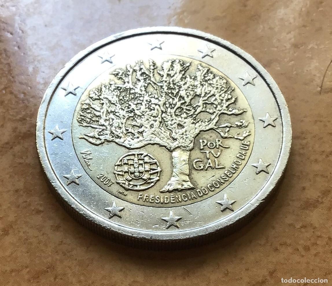 Euros: 2 euros conmemorativos de Portugal. Presidencia portuguesa UE. A&ntilde;o 2007. Circulada EBC