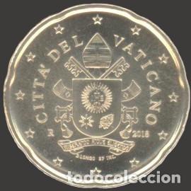 Euros: Vatican 20 cent 2018 Uncirculated UNC