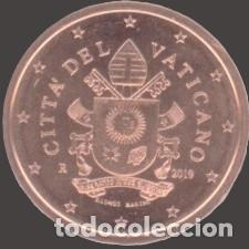 Euros: Vatican 2 cent 2019 Uncirculated UNC