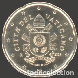 Euros: Vatican 20 cent 2019 Uncirculated UNC