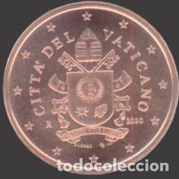 Euros: Vatican 5 cent 2020 Uncirculated UNC