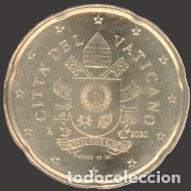Euros: Vatican 20 cent 2020 Uncirculated UNC