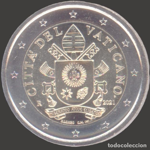 Euros: Vatican 2 Euro 2021 Uncirculated UNC