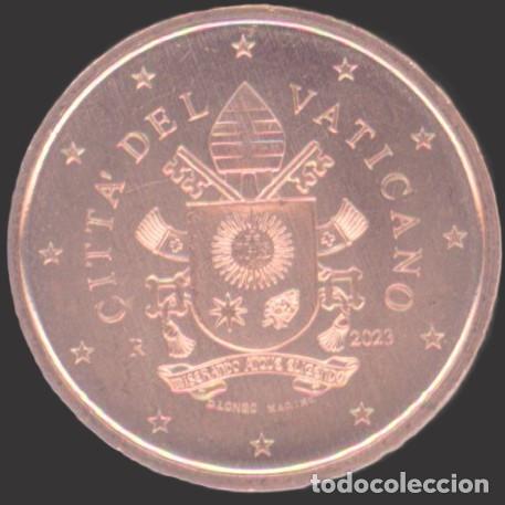 Euros: Vatican 2 cent 2023 Uncirculated UNC