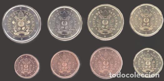 Euros: Vatican all 8 coins 2024 Uncirculated UNC