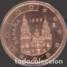 Euros: Spain 2 Cent 1999 Uncirculated UNC - Foto 1
