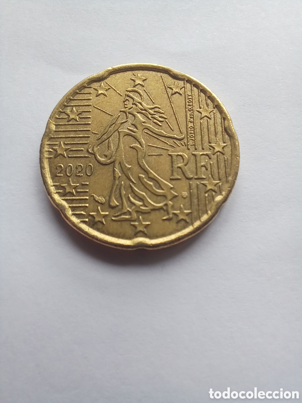 Euros: MONEDA 20 C&Eacute;NTIMOS DE EURO FRANCIA - A&Ntilde;O 2020 (SEMBRADORA)