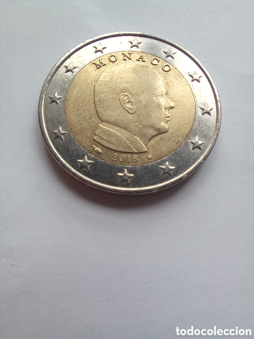 Euros: MONEDA 2 EUROS M&Oacute;NACO - A&Ntilde;O 2018 (ALBERTO II)
