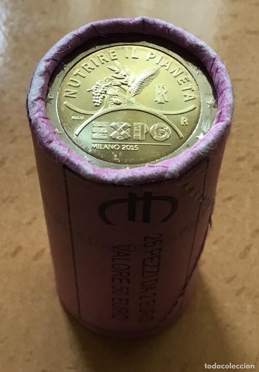 Euros: 2 euros conmemorativos de Italia. Exposici&oacute;n de Mil&aacute;n. A&ntilde;o 2015. Sin circular