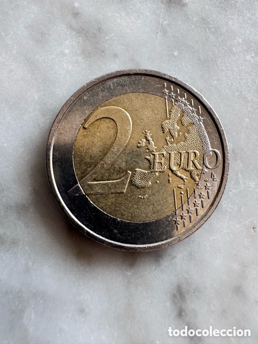 Euros: Moneda 2 euros Erasmus Programa Espa&ntilde;a 2022 - Foto 2