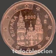 Euros: Spain 2 Cent 2000 Uncirculated UNC - Foto 1