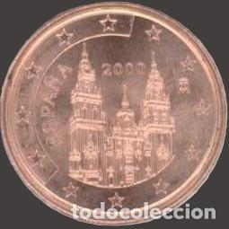 Euros: Spain 5 Cent 2000 Uncirculated UNC - Foto 1