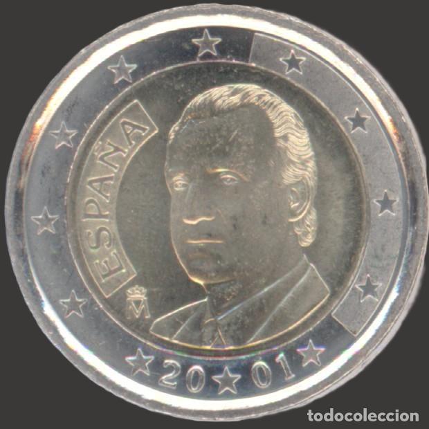 Euros: Spain 2 Euro 2001 Uncirculated UNC - Foto 1