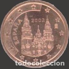 Euros: Spain 2 Cent 2002 Uncirculated UNC - Foto 1