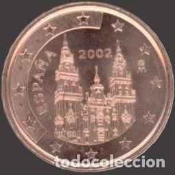 Euros: Spain 5 Cent 2002 Uncirculated UNC - Foto 1
