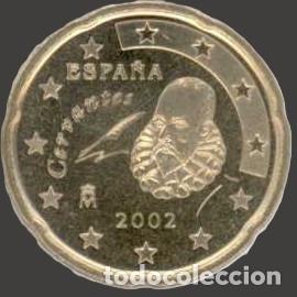 Euros: Spain 20 Cent 2002 Uncirculated UNC - Foto 1