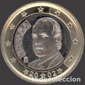 Euros: Spain 1 Euro 2002 Uncirculated UNC - Foto 1