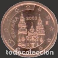 Euros: Spain 1 Cent 2003 Uncirculated UNC - Foto 1