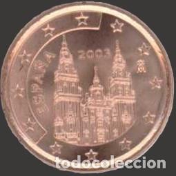 Euros: Spain 5 Cent 2003 Uncirculated UNC - Foto 1