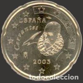 Euros: Spain 20 Cent 2003 Uncirculated UNC - Foto 1