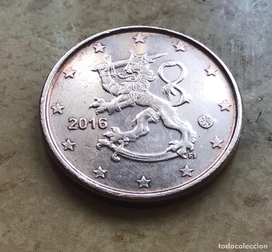 Euros: 1 c&eacute;ntimo de euro de Finlandia. A&ntilde;o 2016. Tirada de solo 200.000 monedas