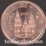 Euros: Spain 1 Cent 2007 Uncirculated UNC - Foto 1