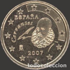 Euros: Spain 50 Cent 2007 Uncirculated UNC - Foto 1