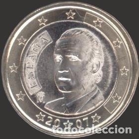 Euros: Spain 1 Euro 2007 Uncirculated UNC - Foto 1