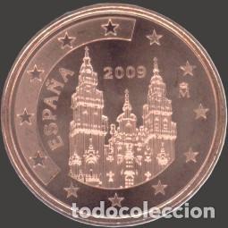 Euros: Spain 5 Cent 2009 Uncirculated UNC - Foto 1