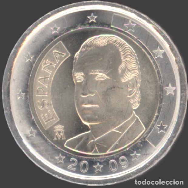 Euros: Spain 2 Euro 2009 Uncirculated UNC - Foto 1